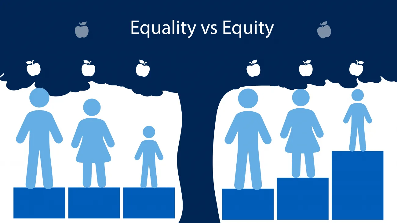 health equity vs health equality graphic
